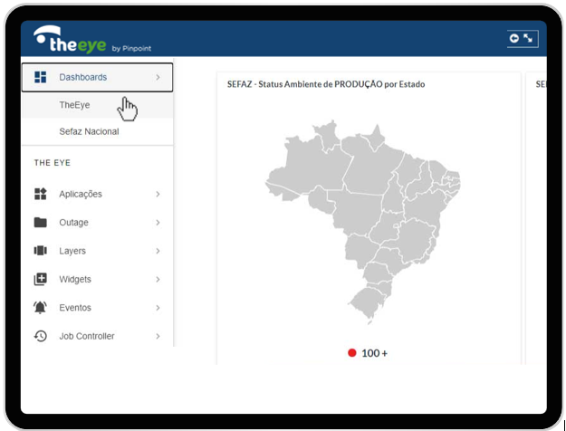 Dashboard como voltar consulta serviços SEFAZ gratuita