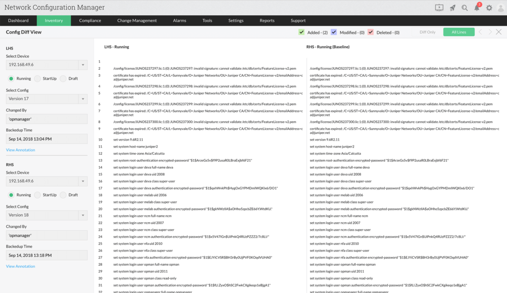 Network Configuration Manager